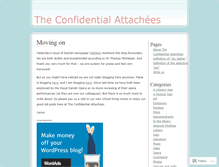 Tablet Screenshot of confidentialattachees.wordpress.com