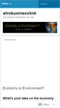 Mobile Screenshot of afrobusinesslink.wordpress.com