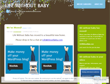 Tablet Screenshot of lifewithoutbaby.wordpress.com