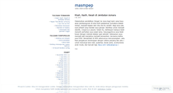 Desktop Screenshot of masmpep.wordpress.com