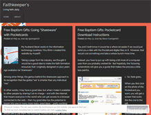 Tablet Screenshot of faithkeepersblog.wordpress.com