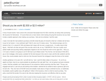 Tablet Screenshot of peterjfournier.wordpress.com