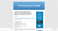 Desktop Screenshot of dwtshop.wordpress.com