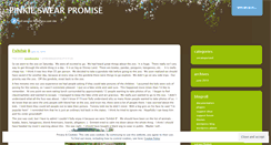 Desktop Screenshot of pinkieswearpromise.wordpress.com