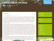 Tablet Screenshot of pinkieswearpromise.wordpress.com