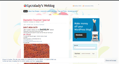 Desktop Screenshot of lycralady.wordpress.com