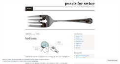 Desktop Screenshot of pearls4swine.wordpress.com