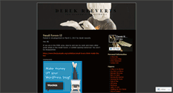 Desktop Screenshot of derekreeverts.wordpress.com