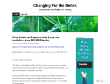 Tablet Screenshot of changingtime.wordpress.com