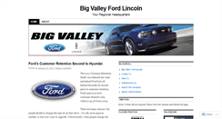 Desktop Screenshot of bigvalleyfordlincoln.wordpress.com