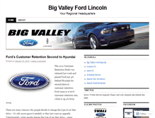 Tablet Screenshot of bigvalleyfordlincoln.wordpress.com