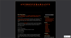 Desktop Screenshot of anthonyfbarsanti.wordpress.com