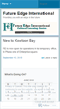 Mobile Screenshot of futureedge.wordpress.com