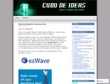 Tablet Screenshot of cubodeideas.wordpress.com
