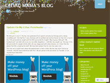 Tablet Screenshot of celiacmama.wordpress.com