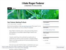 Tablet Screenshot of ihaterogerfederer.wordpress.com