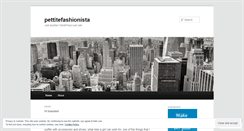 Desktop Screenshot of pettitefashionista.wordpress.com