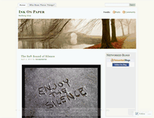Tablet Screenshot of inkonpaperonly.wordpress.com