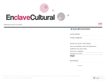 Tablet Screenshot of enclavedecultura.wordpress.com