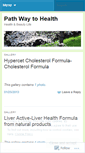 Mobile Screenshot of pathwayhealth.wordpress.com