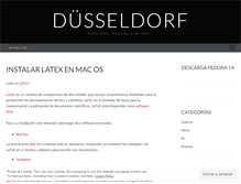 Tablet Screenshot of dusseldorf91.wordpress.com