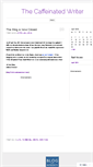 Mobile Screenshot of caffeinesoakedwriter.wordpress.com