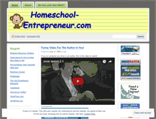 Tablet Screenshot of homeschoolent.wordpress.com