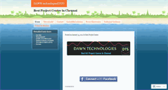 Desktop Screenshot of dawntech.wordpress.com