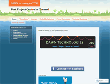 Tablet Screenshot of dawntech.wordpress.com