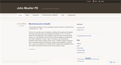 Desktop Screenshot of johnmuellerpe.wordpress.com