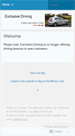 Mobile Screenshot of exclusivedriving.wordpress.com