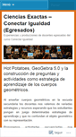 Mobile Screenshot of conectarigualdadegresadosexactas.wordpress.com