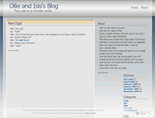 Tablet Screenshot of ollieandisis.wordpress.com