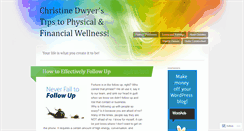 Desktop Screenshot of christinedwyer.wordpress.com