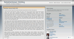 Desktop Screenshot of batakberkesan.wordpress.com