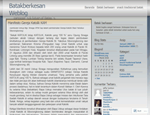 Tablet Screenshot of batakberkesan.wordpress.com