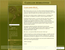 Tablet Screenshot of lesgazellesberratines.wordpress.com