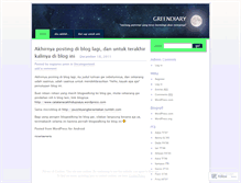 Tablet Screenshot of greenboydiary.wordpress.com