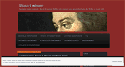 Desktop Screenshot of mozartminore.wordpress.com