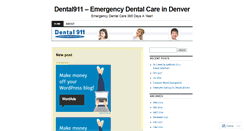 Desktop Screenshot of dental911.wordpress.com