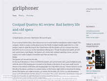 Tablet Screenshot of girliphoner.wordpress.com