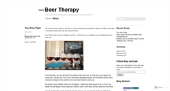 Desktop Screenshot of beertherapy.wordpress.com