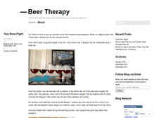 Tablet Screenshot of beertherapy.wordpress.com