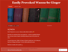 Tablet Screenshot of easilyprovoked.wordpress.com