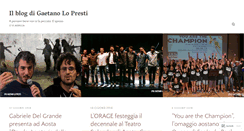Desktop Screenshot of gaetanolopresti.wordpress.com