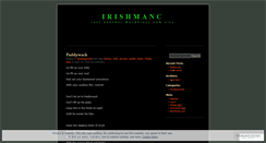 Desktop Screenshot of irishmanc.wordpress.com