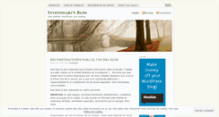 Desktop Screenshot of investigar1.wordpress.com