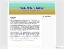 Tablet Screenshot of flashpicturegallery.wordpress.com