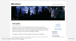 Desktop Screenshot of mikwilkens.wordpress.com