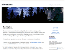 Tablet Screenshot of mikwilkens.wordpress.com